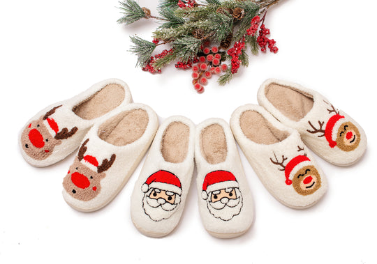 Cozy Personalized Xmas Slippers