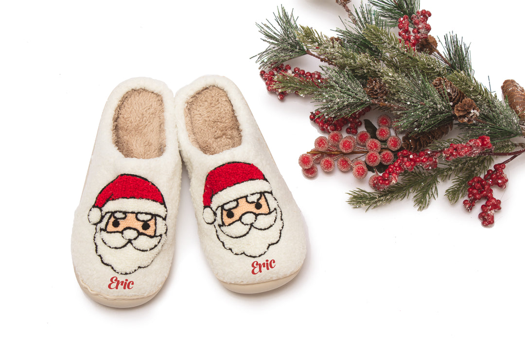 Cozy Personalized Xmas Slippers