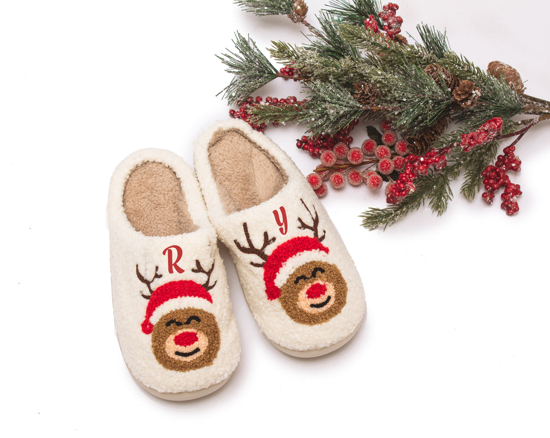 Cozy Personalized Xmas Slippers