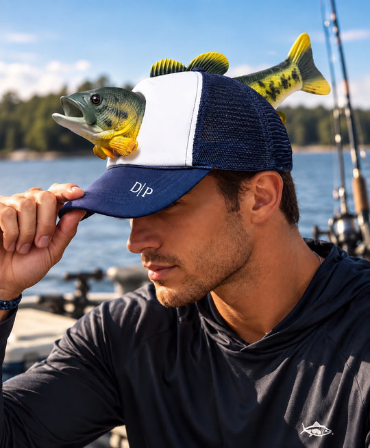 Men's 3D Fish Trucker Cap