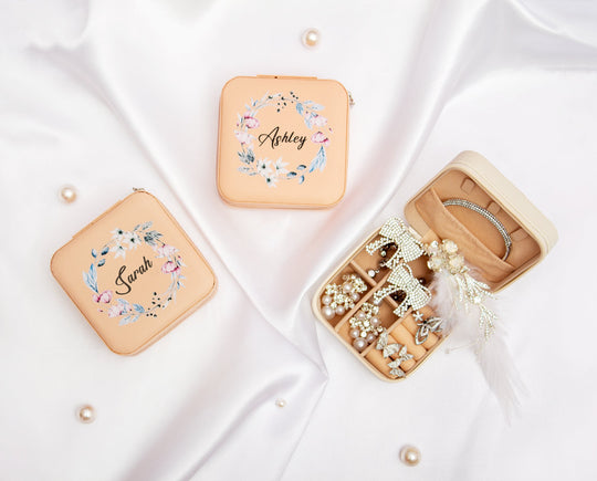 Bridesmaid Personalized Jewelry Boxes
