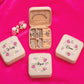 Small Custom Jewelry Boxes with Flower For Bridesmaids