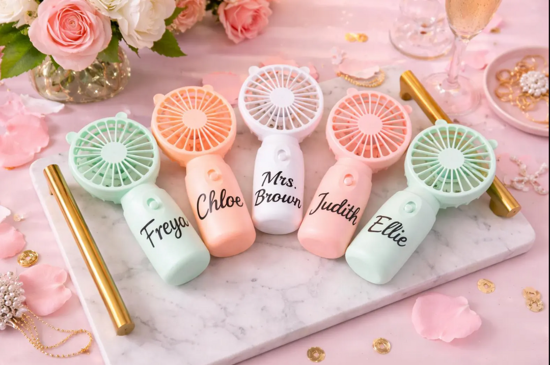 Personalized Wedding Fans