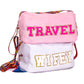 Customized Gym/ Travel Duffel Bag - fluffy patches