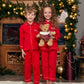 Custom Kids Cotton Christmas Ruffle Pajamas