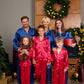 Christmas Kids Satin Pajamas Sets Long Sleeves + Pants