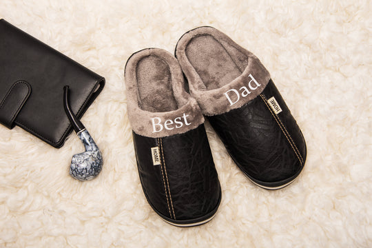 Custom Men’s Slippers - Perfect for Father’s Day Gift