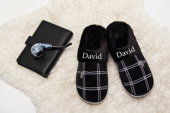 Custom Men’s Slippers - Perfect for Father’s Day Gift