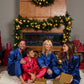 Christmas Kids Satin Pajamas Sets Long Sleeves + Pants