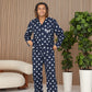 Stars Print Men's Pajama Set