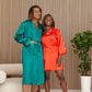 Christmas Satin Robes for Couple