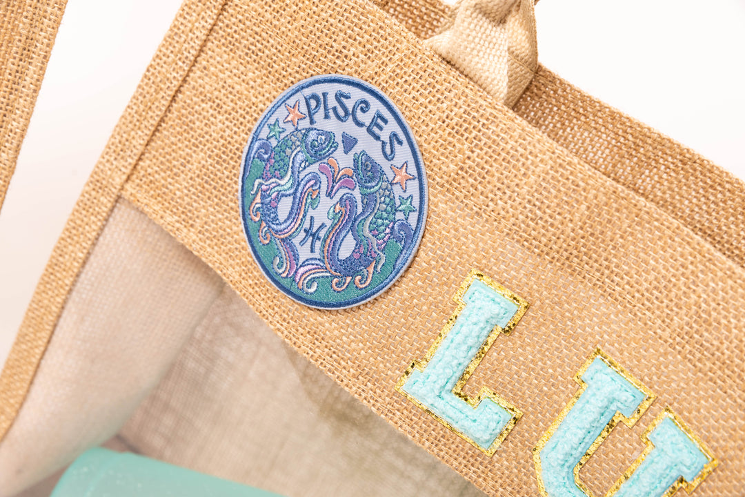 Personalized Zodiac Tote Bag. Custom Astrology Gift