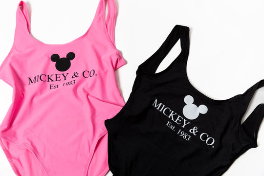 Custom Mommy and Me Mouse Ear Swimsuit