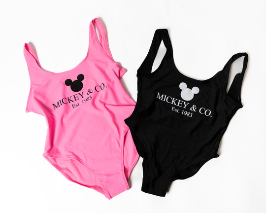 Custom Mommy and Me Mouse Ear Swimsuit