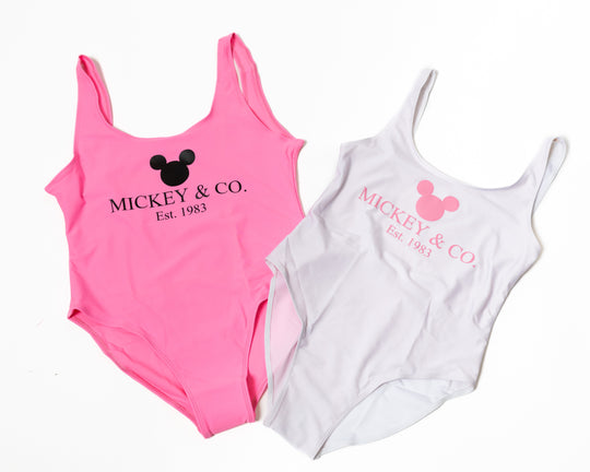Custom Mommy and Me Mouse Ear Swimsuit