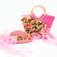 Bride Beach Floppy Sun Hat and Beach Bag- Style 2