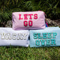 Customized Gym/ Travel Duffel Bag - fluffy patches
