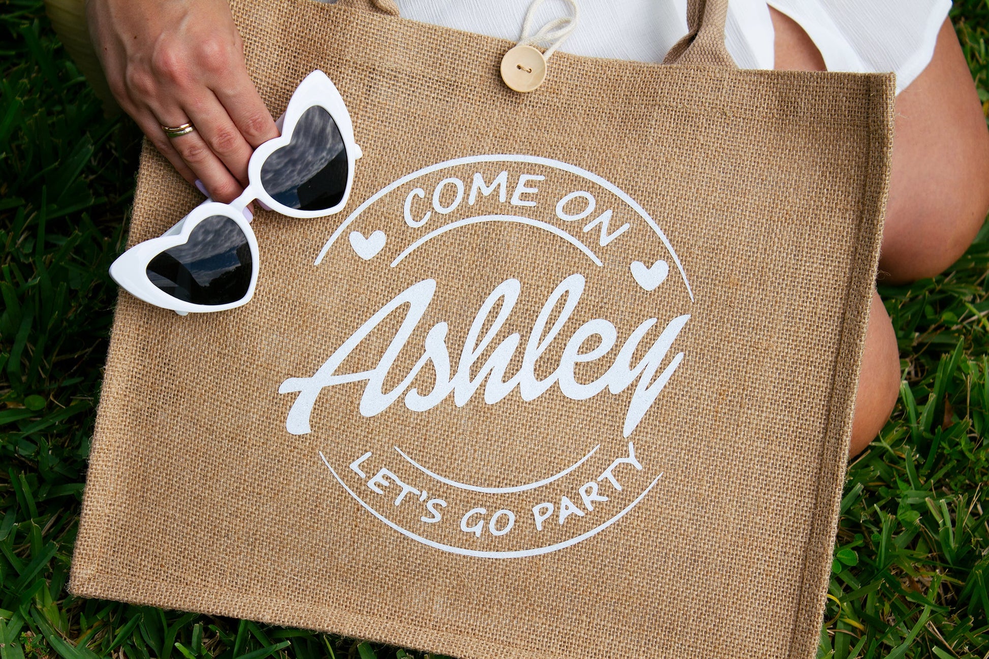 Come on Baby - Let’s Go Party Custom Tote Bags