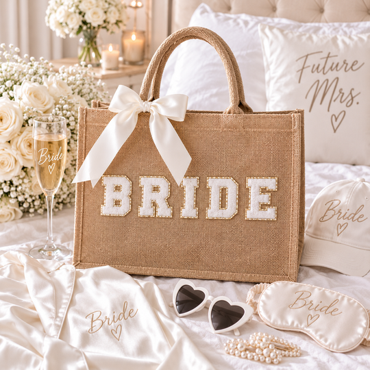 Custom Bridal Shower Tote Bag