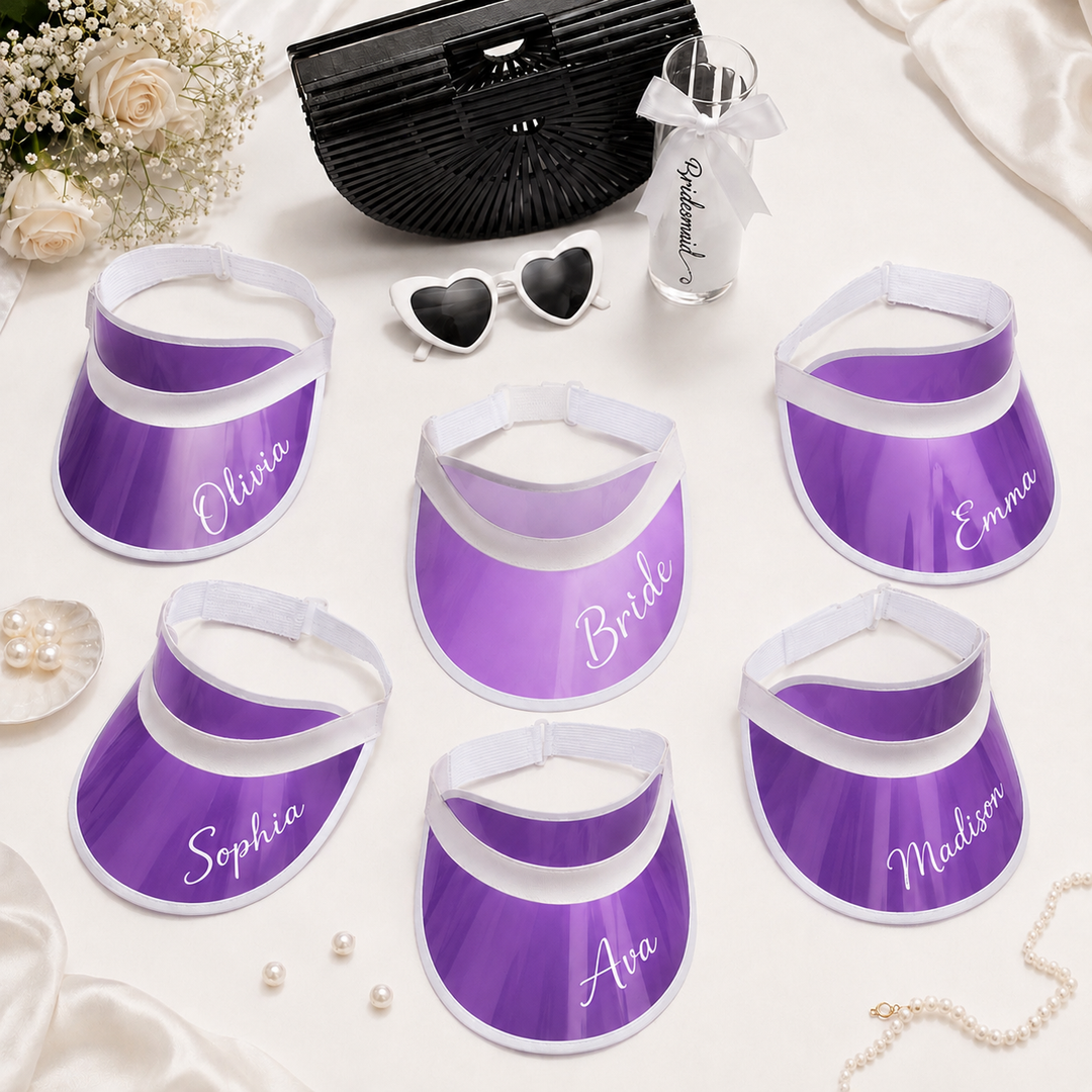 Women's Custom Plastic Sun Visors style 3