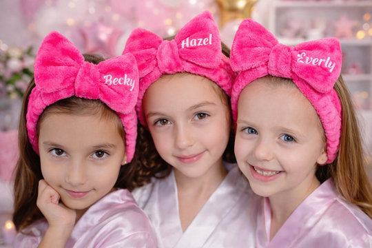 Kids Soft Spa Headband with Bow