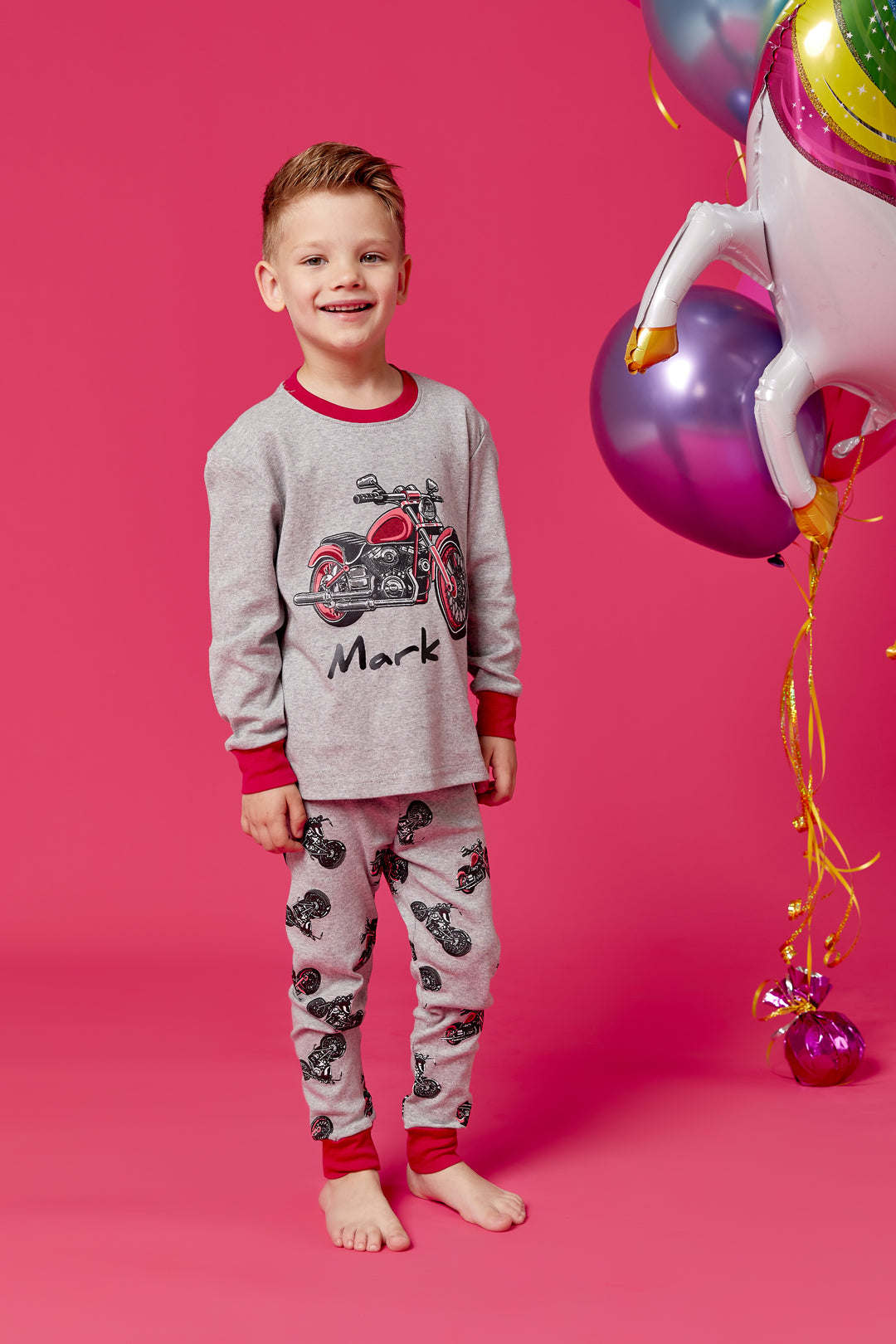 Boys Personalized Cotton Pajamas