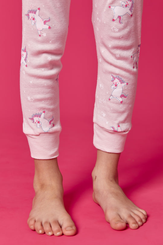 Personalized Girls Unicorn Pajamas