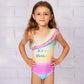 Custom Rainbow Kids Swimsuits