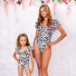 Custom Mommy and Me Leopard Swimsuits