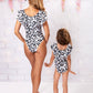 Custom Mommy and Me Leopard Swimsuits