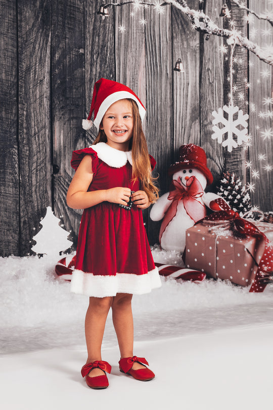 Santa Toddler Girl Dress