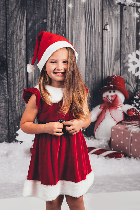 Santa Toddler Girl Dress