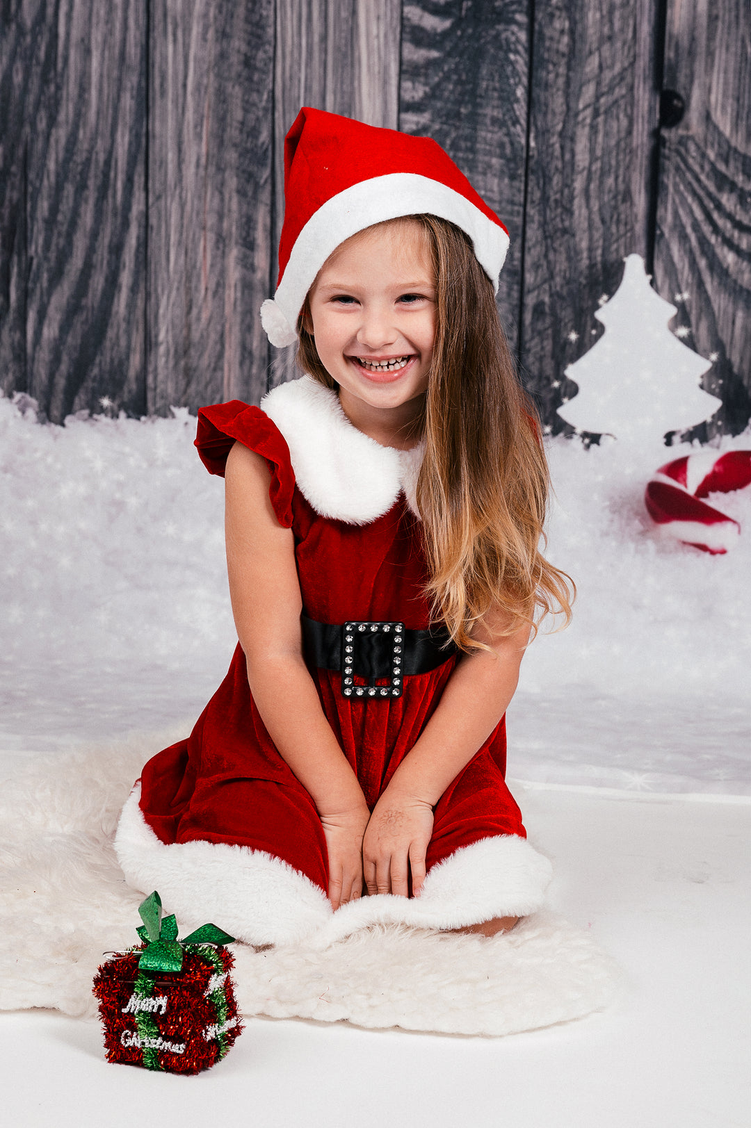 Santa Toddler Girl Dress