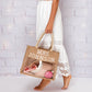 Transparent Custom Mrs Bride Tote Bag - Pearls Patches