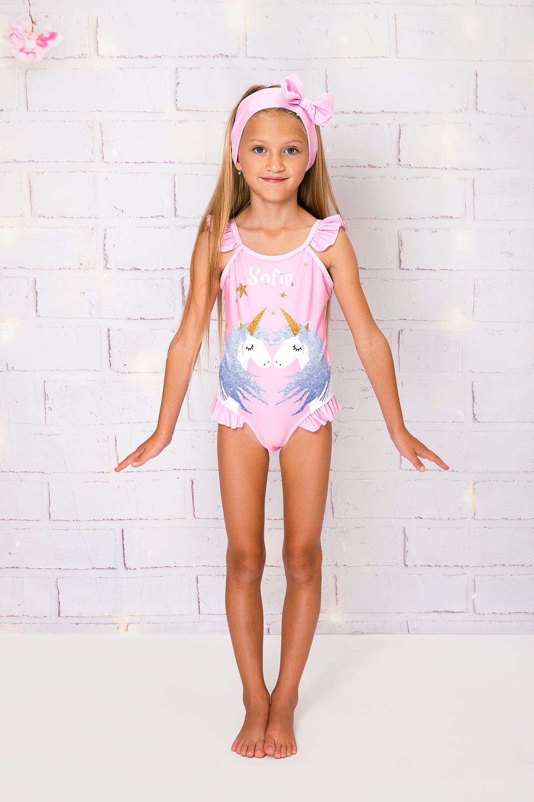 Kids Custom Unicorn Swimwear Set