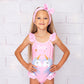 Custom Unicorn Kids Swimsuits