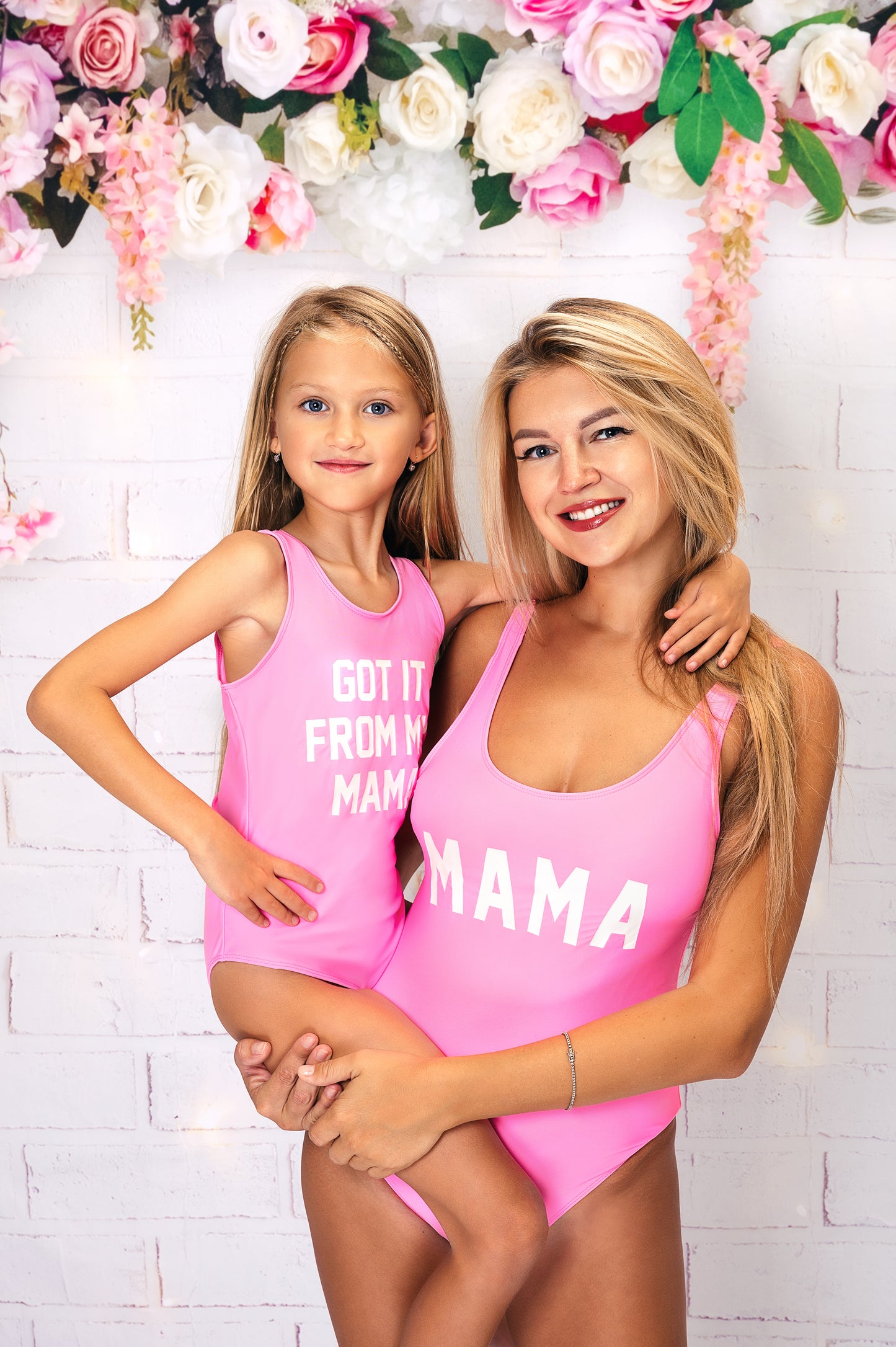 Custom Got It from My Mama Matching Mommy and Me Swimsuits