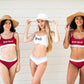 Women's Floppy Sun Hat with Shells
