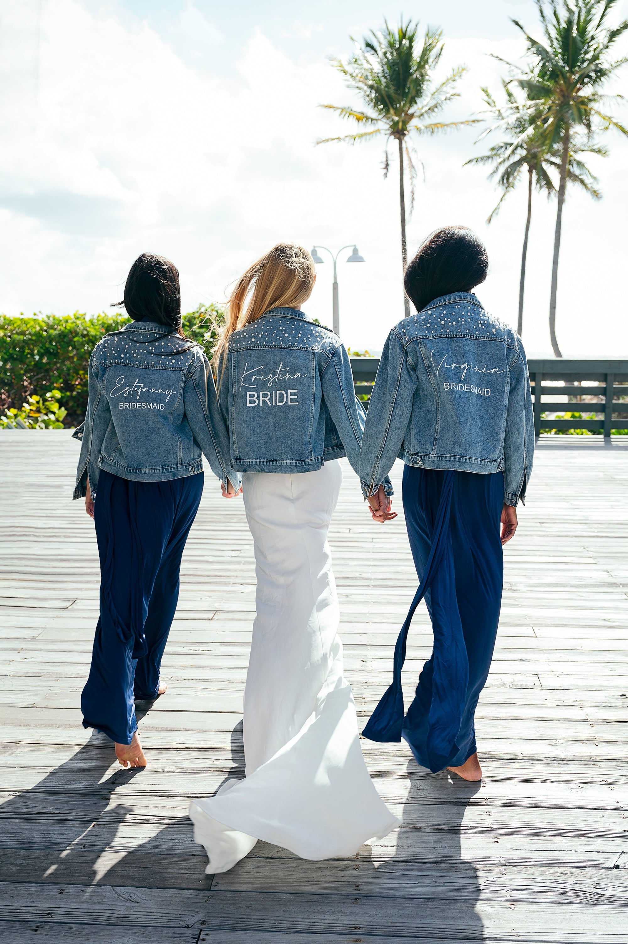 Bridesmaid denim clearance jacket