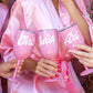 Pink Customized Spa Satin Robes for Bridesmaids Party