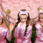 Pink Customized Spa Satin Robes for Bridesmaids Party