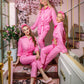 Pink One Piece Pajamas for Bridesmaids Spa Party
