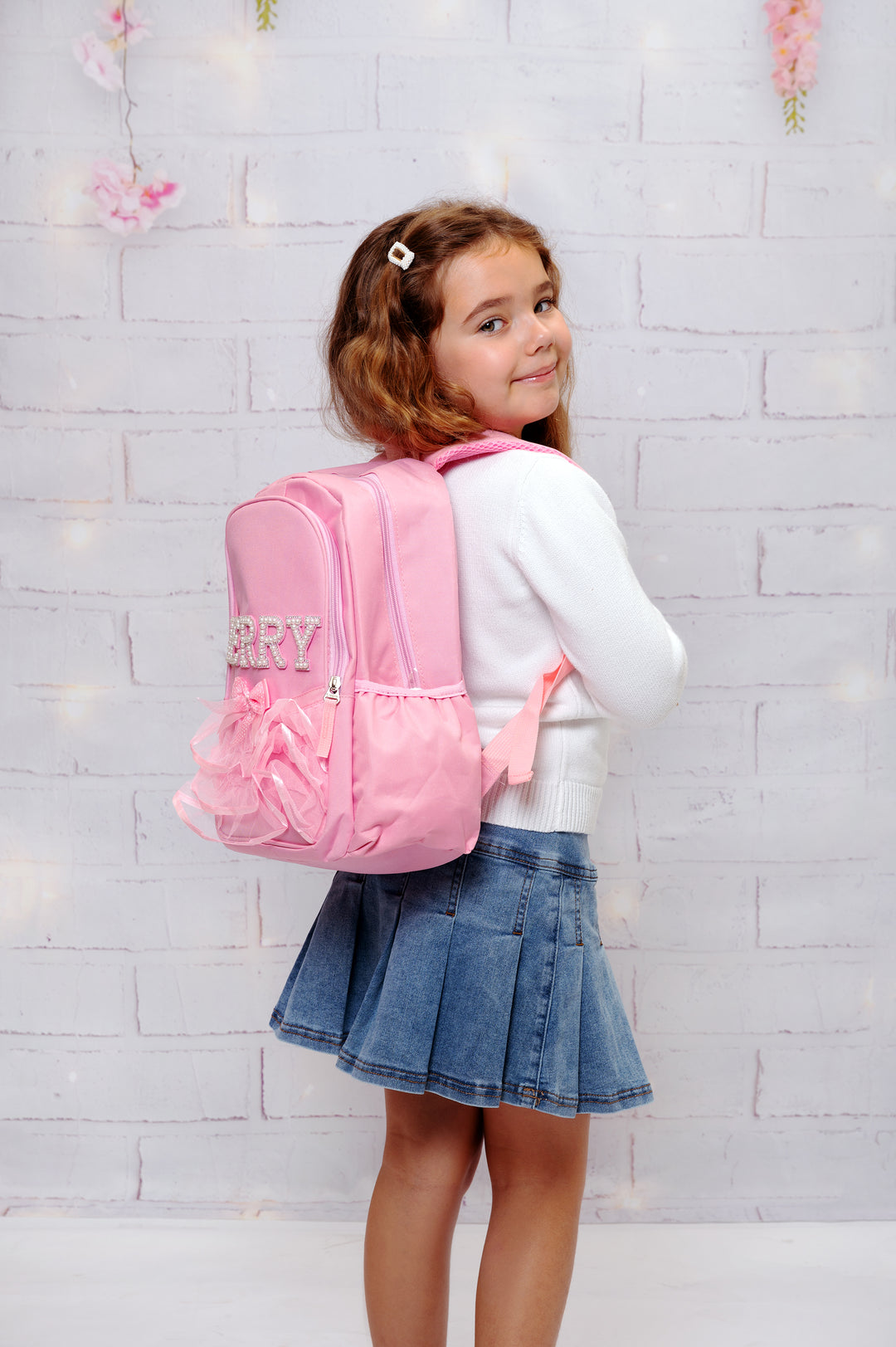 Custom Ruffled Backpacks