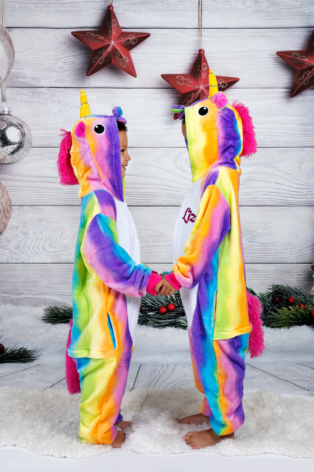 Christmas Unicorn Custom Pajama for Kids