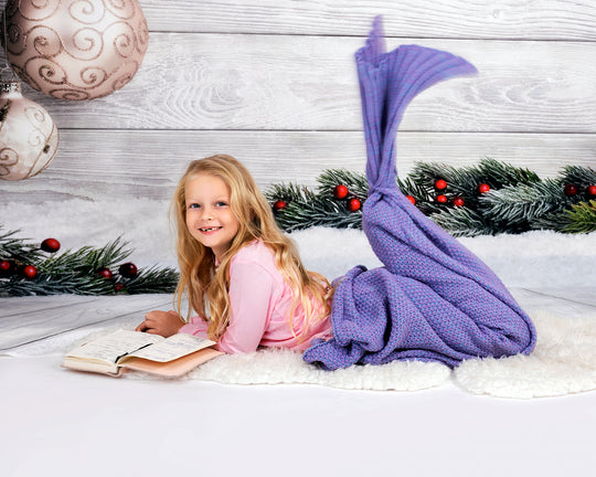 Personalized Mermaid Tail Blanket