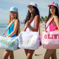 Girls Trip Custom Duffle Bags - fluffy letters
