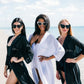 Long Swim Cover Ups With Belt For Bachelorette