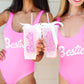 Pink Dolly Set (Swimsuit+Trucker Cap+Sun Glasses+Tumblers) - Style1