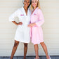 Pink Dolly Custom Spa Waffled Bathrobe