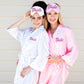Pink Dolly Satin Custom Sleep Mask